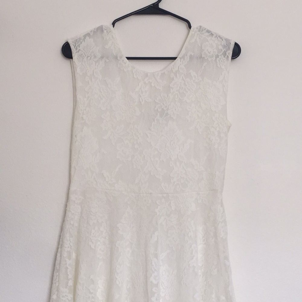 Cotton On white lace dress